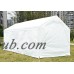 Quictent Large Canopy Carport 10'x20' Window Style Sides Heavy Duty Car Canopy White   